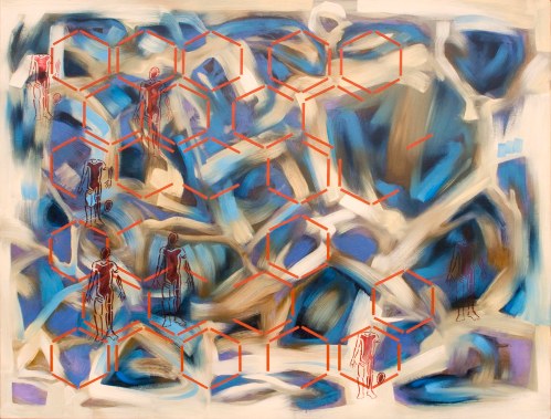 Los otros Óleo sobre superficie rígida 122 x 180 cm